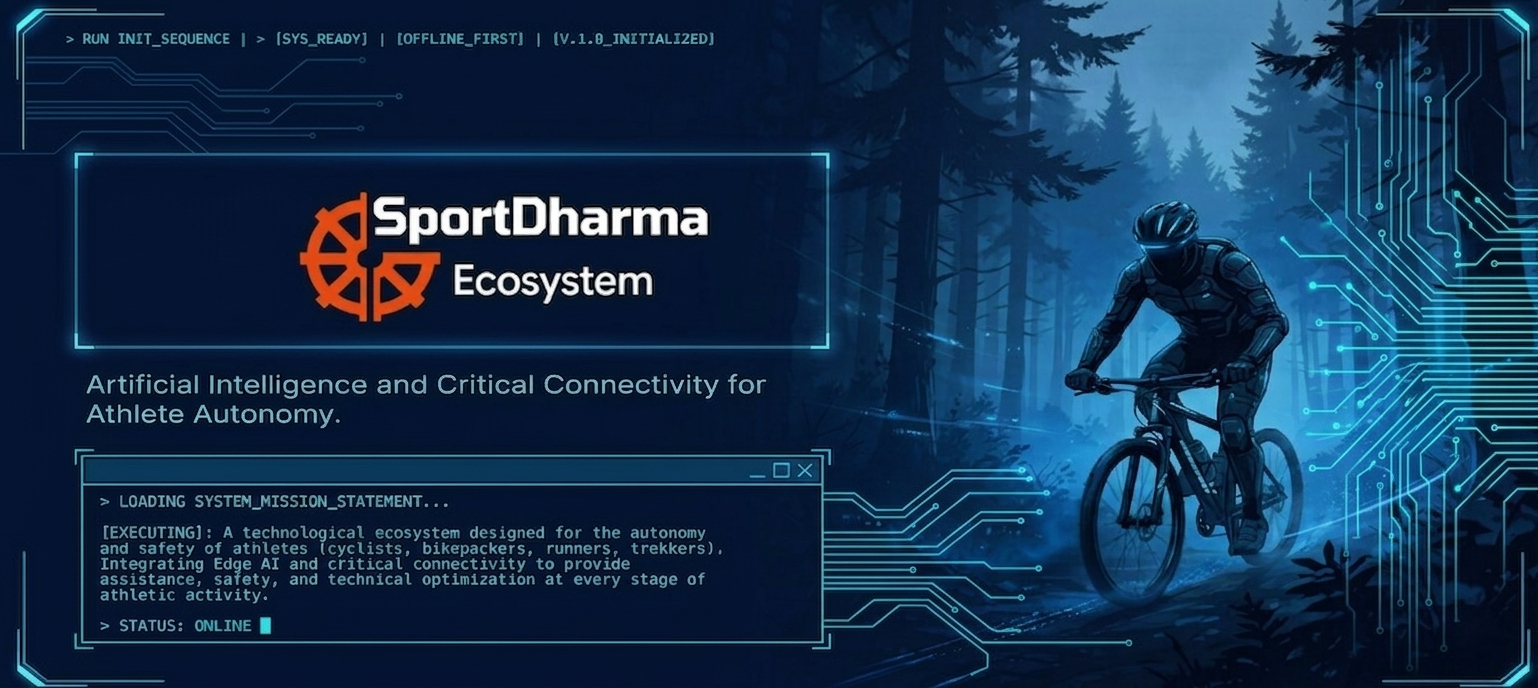 SportDharma Ecosystem - Artificial Intelligence and Critical Connectivity for Athlete Autonomy